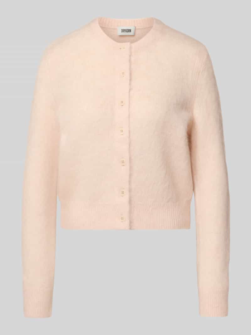 Drykorn Vest met ronde hals model 'GLENNA'