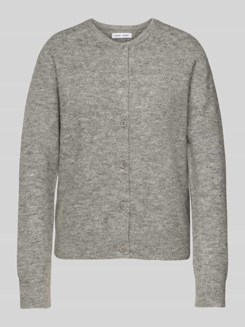 Samsøe Gebreide cardigan met ronde hals