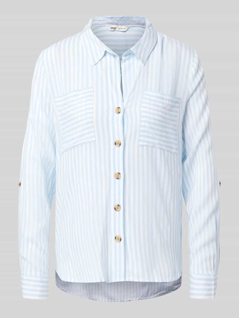 Only Regular fit overhemdblouse van pure viscose model 'YASMIN'