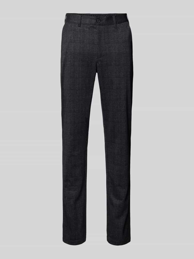 Christian Berg Men Regular fit chino met ceintuurlussen