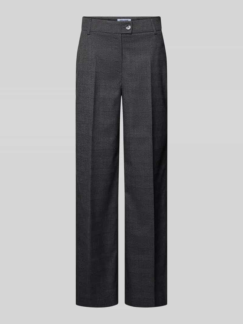 MORE & MORE Straight fit stoffen broek met viscose