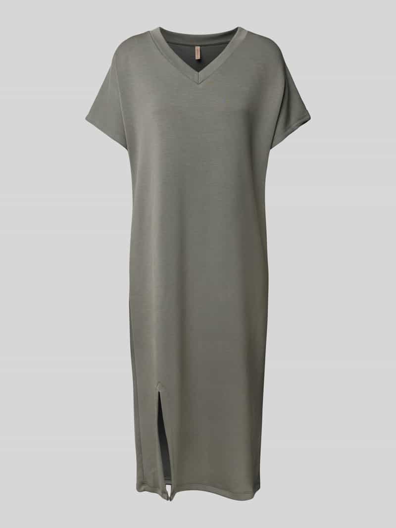 Soyaconcept T-shirtjurk met kapmouwen model 'BANU'