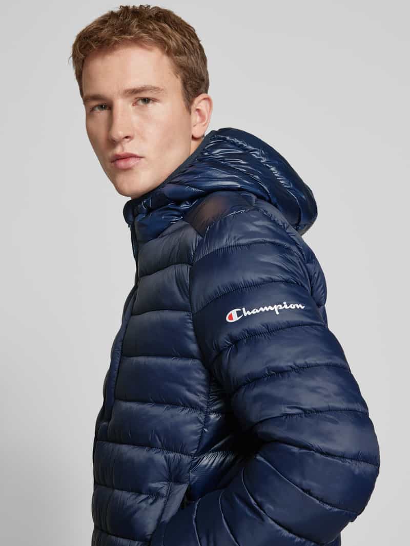 Champion Gewatteerd jack met labelprint