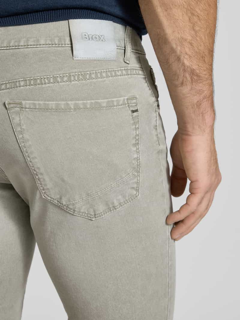 BRAX Straight fit jeans met contrastnaden model 'Chuck'