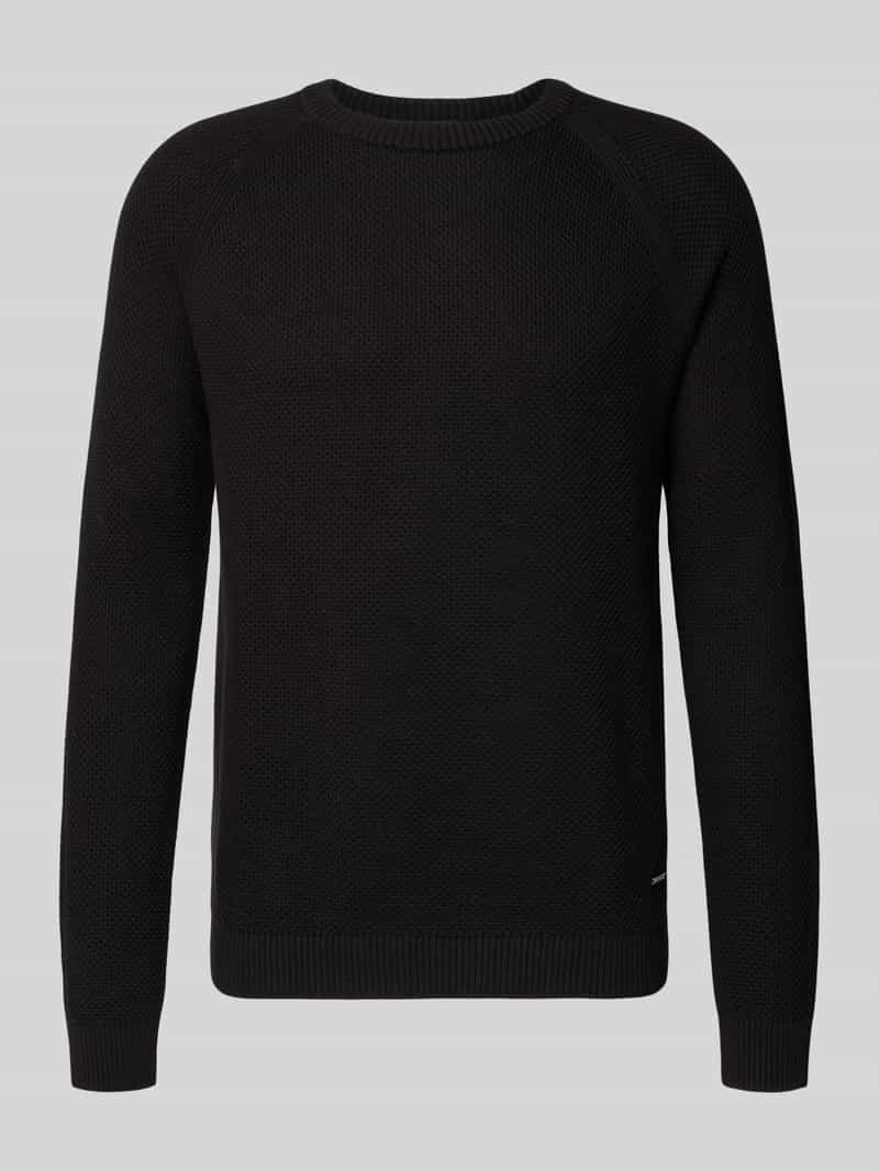 JOOP! Collection Gebreide pullover met ribboorden model 'Nadion'