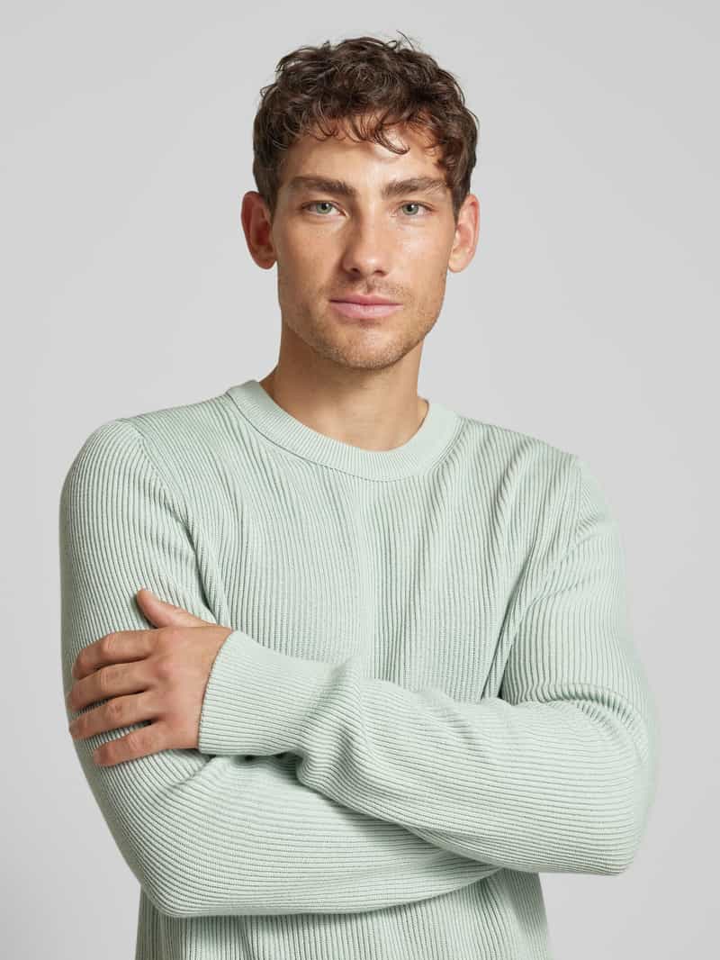 JAKE*S STUDIO MEN Gebreide pullover met ronde hals