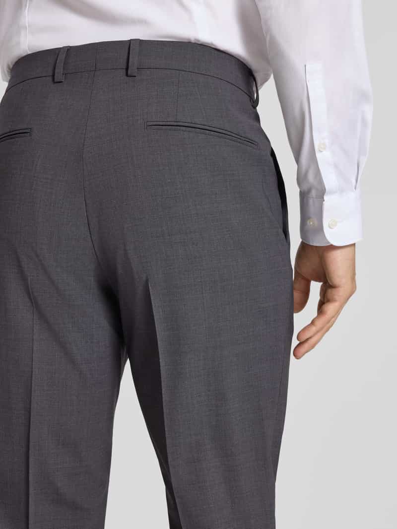 Boss Slim fit pantalon van scheerwolmix model 'H-GIO-MM-C-NF'