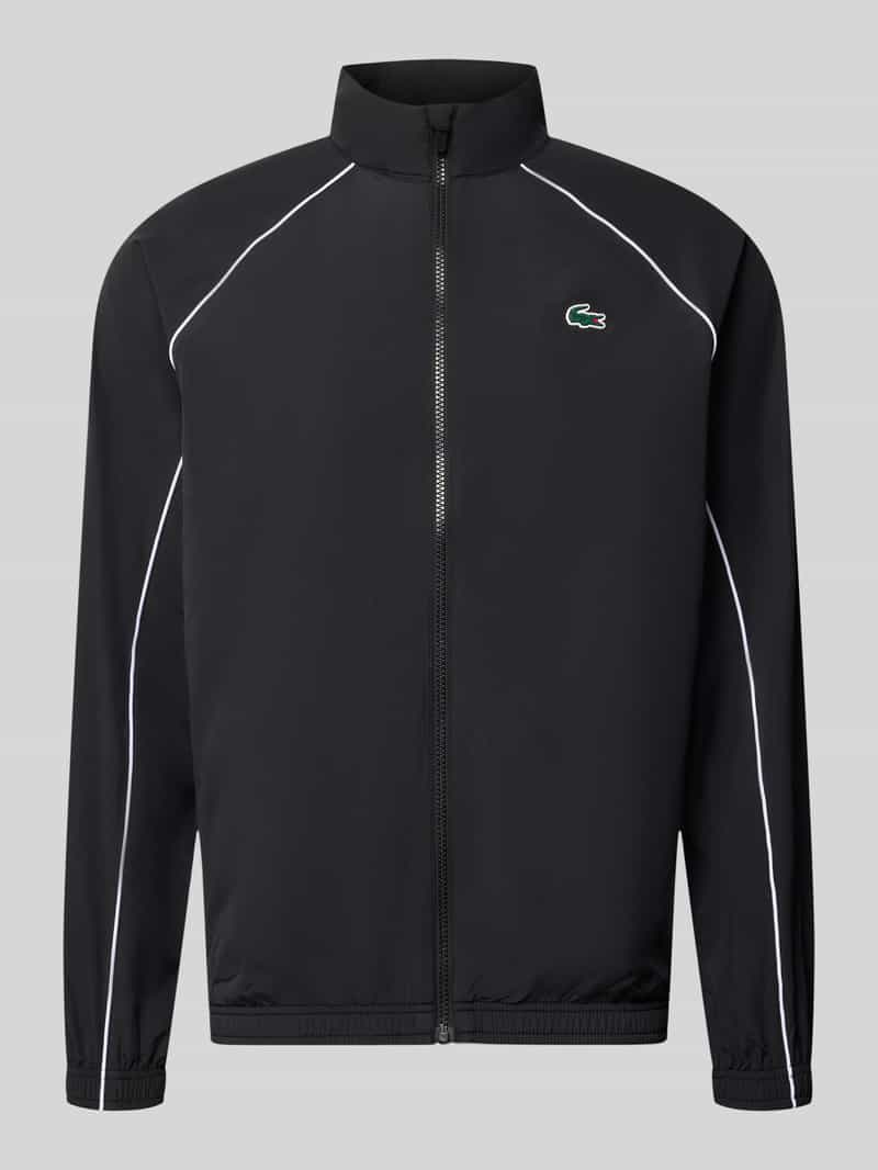 Lacoste Sport Regular fit trainingsjack met logopatch