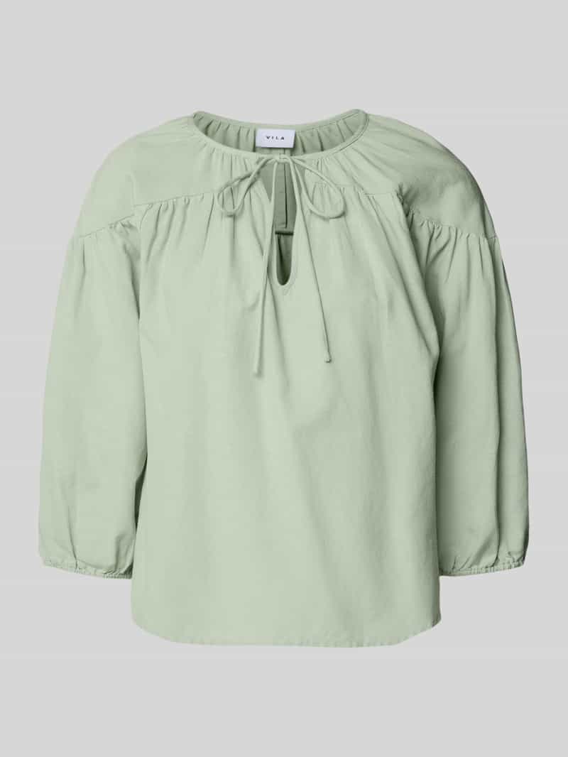 Vila Regular fit blouse met V-hals model 'PRISILLA'