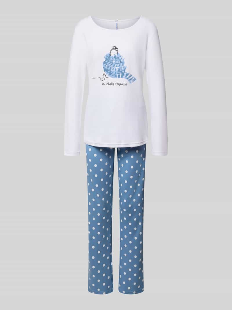 LOUIS & LOUISA Pyjama met labelprint