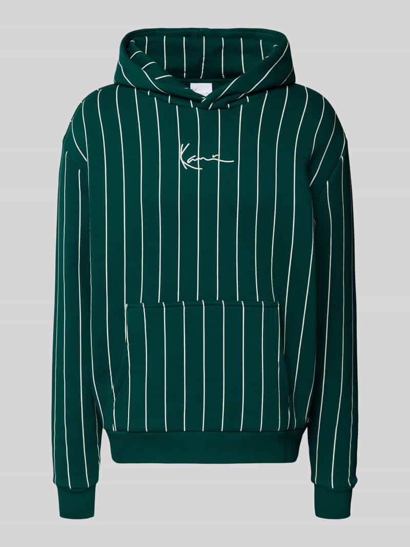 Karl Kani Hoodie met logo en kangoeroezak