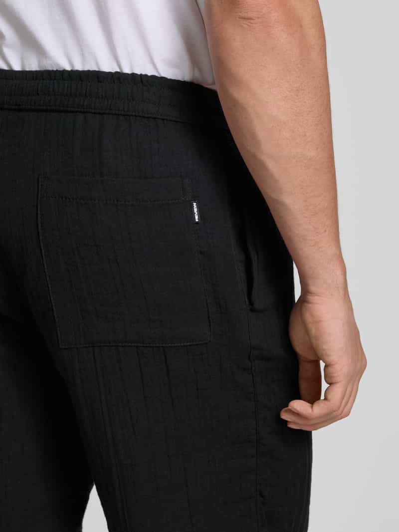 REVIEW Regular fit korte broek met elastische band