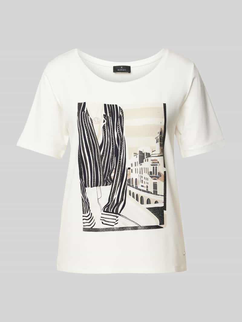 monari T-shirt met motiefprint