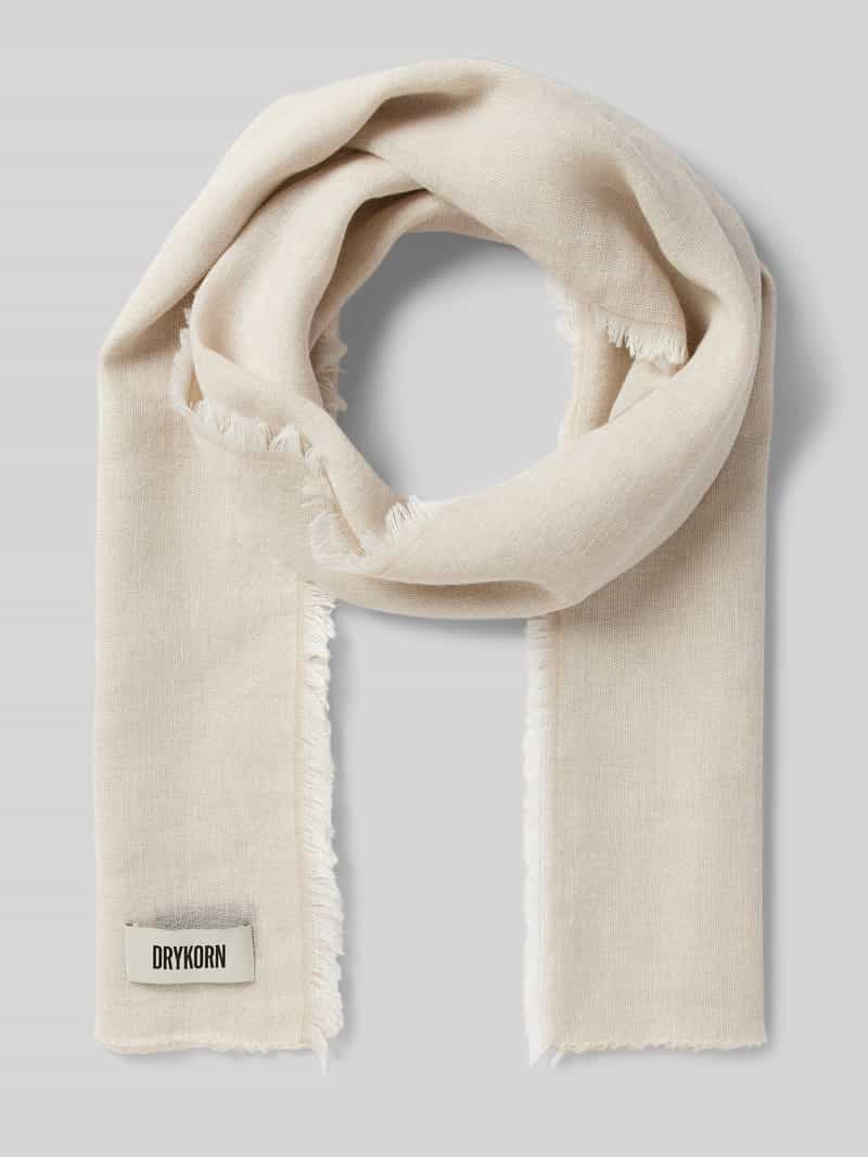 drykorn Sjaal met labeldetail model 'PLINA'