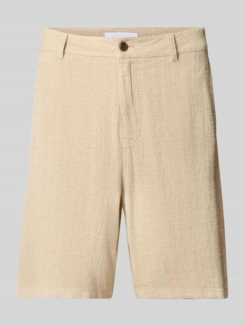 Les Deux Korte broek van viscosemix met steekzakken model 'Johnny'