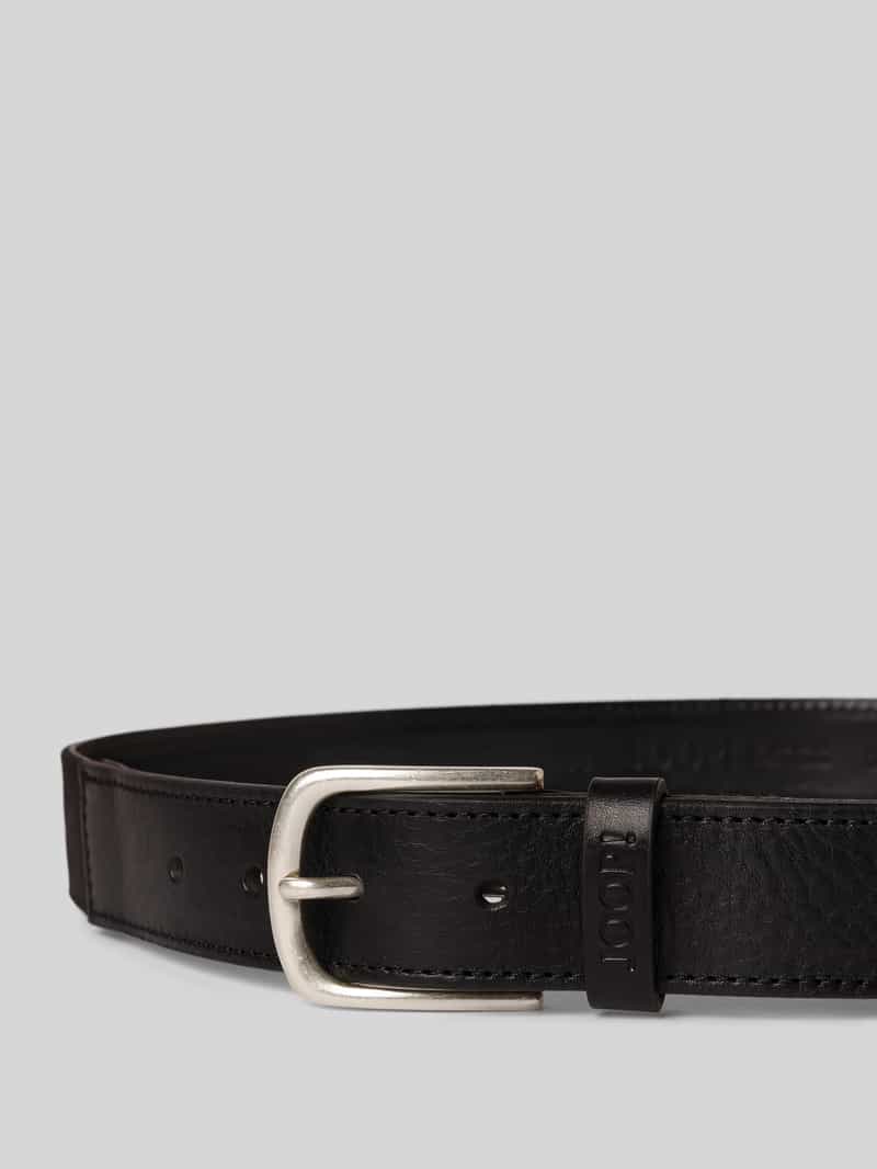 JOOP! Collection Riem met logomotief en doornsluiting