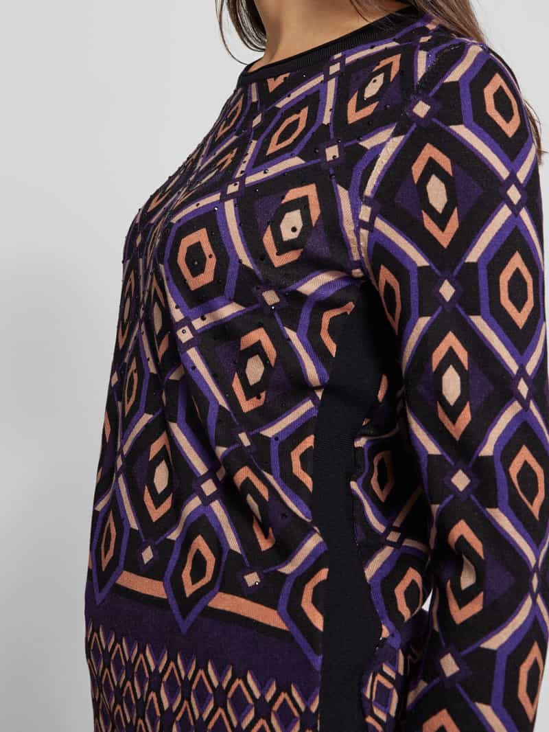 Betty Barclay Pullover van viscosemix met ronde hals