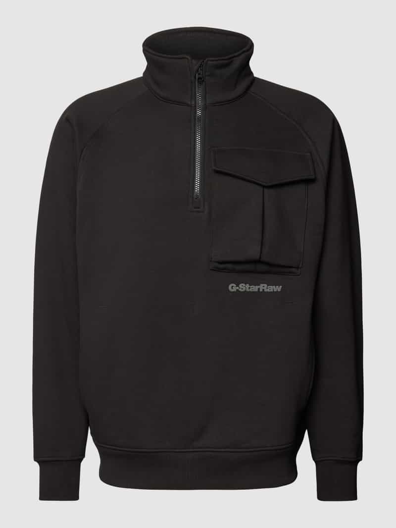G-Star Raw Sweatshirt met korte ritssluiting