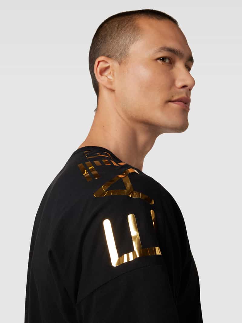 EA7 Emporio Armani T-shirt met labelprint