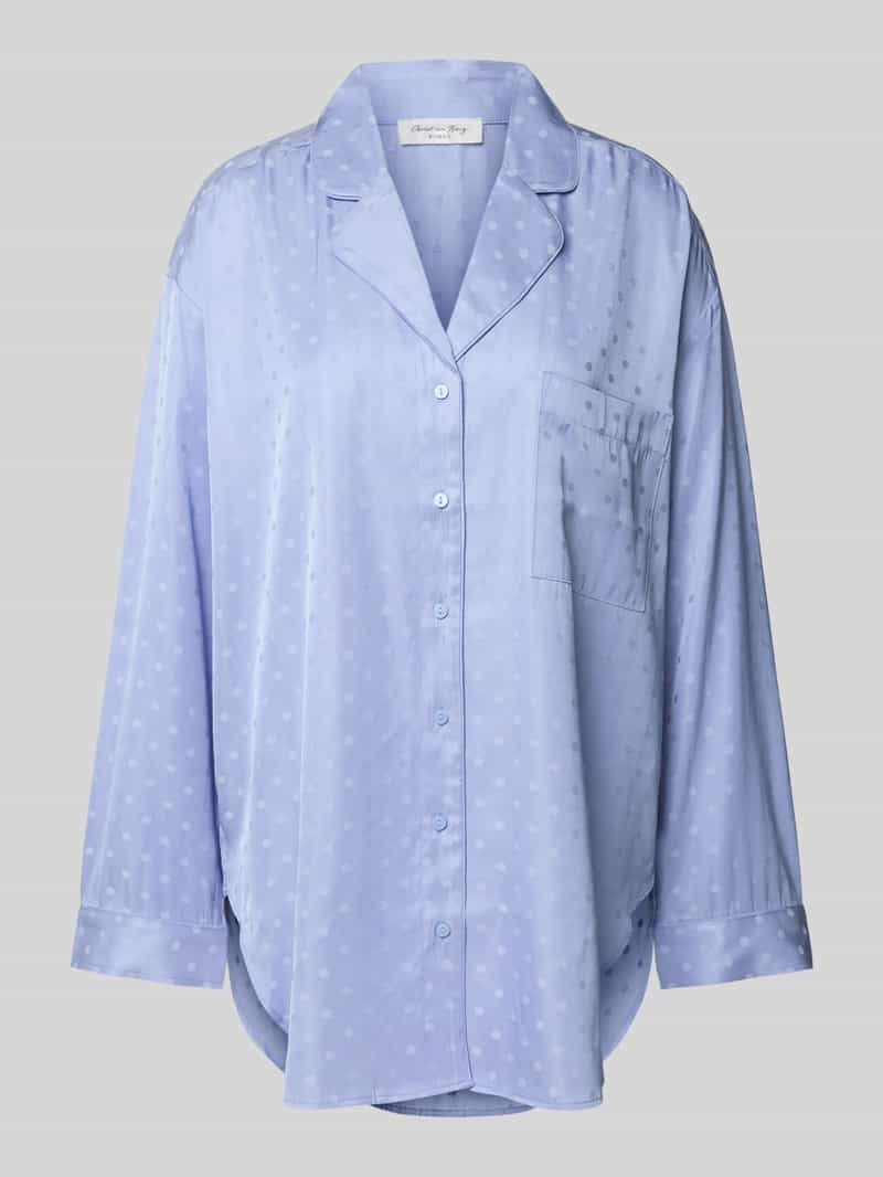 Christian Berg Woman Relaxed fit pyjamabovendeel met all-over print