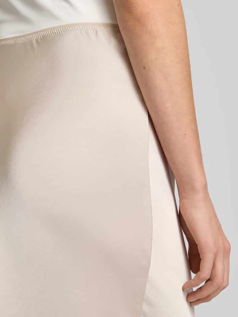 NEO NOIR Midirok van satijn met elastische band model 'URA'