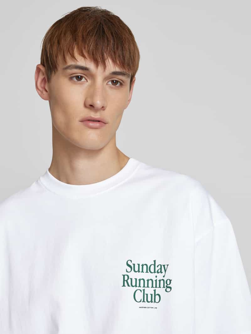 ANOTHER COTTON LAB T-shirt met labelprint
