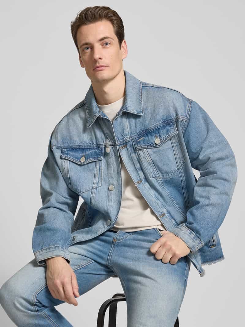 Antony Morato Jeansjack met borstzakken