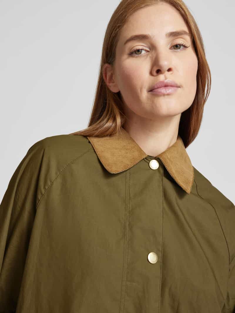 Barbour Lange jas met platte kraag model 'ETTIE'