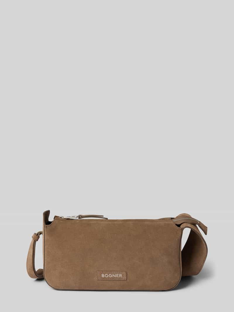 Shoulder Bag met logodetail model 'Yael'