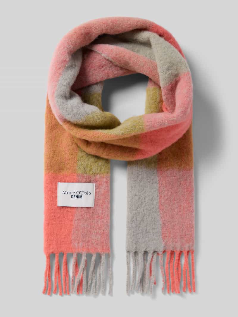Marc O'Polo DENIM Wollen sjaal met alpaca