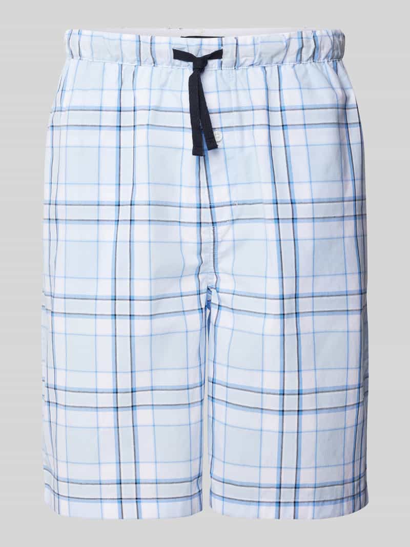 Tommy Hilfiger Korte regular fit broek met tunnelkoord