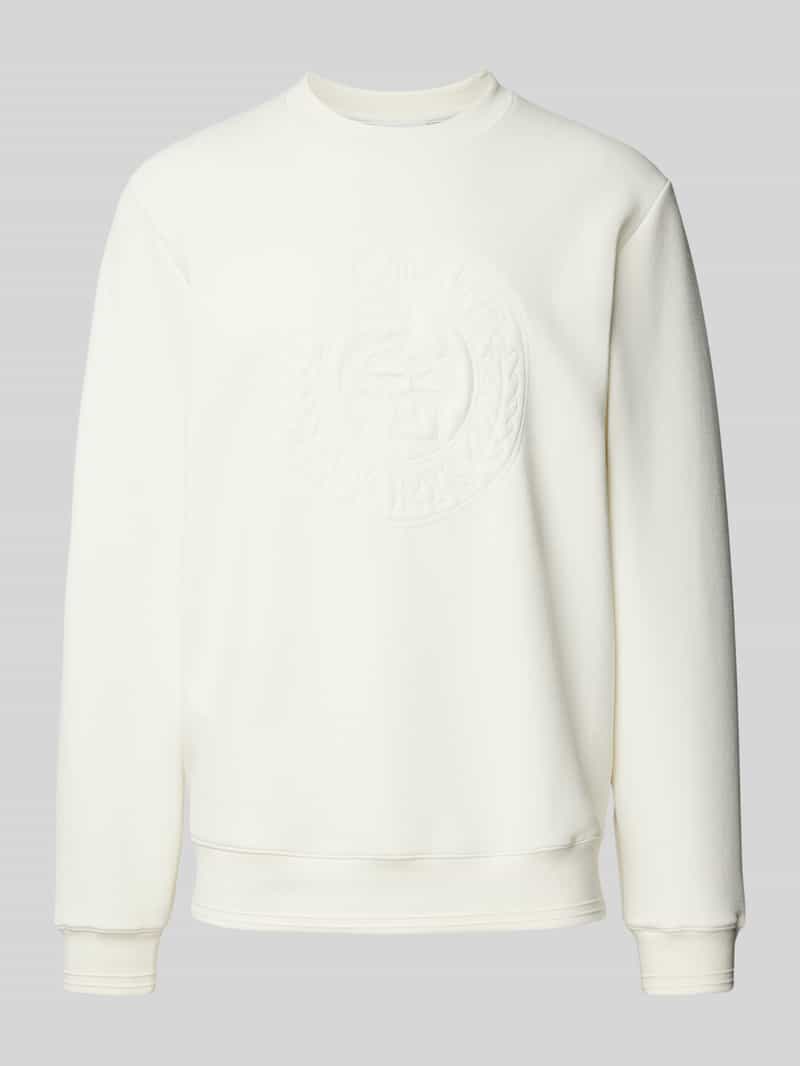 Lacoste Sweatshirt met labelstitching