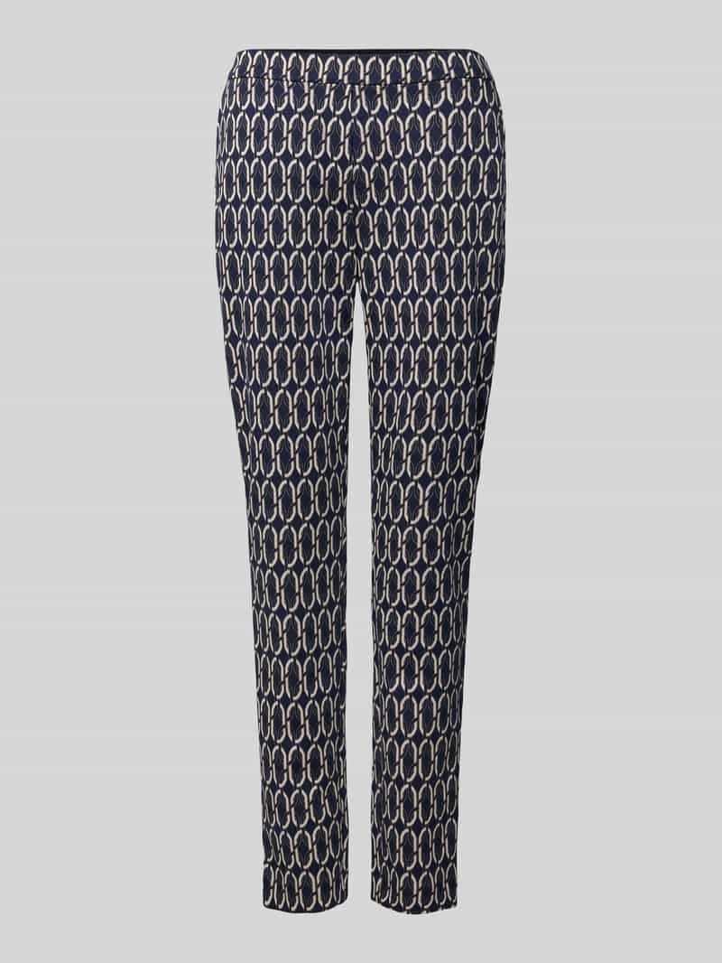 Christian Berg Woman Relaxed fit stoffen broek met elastische band
