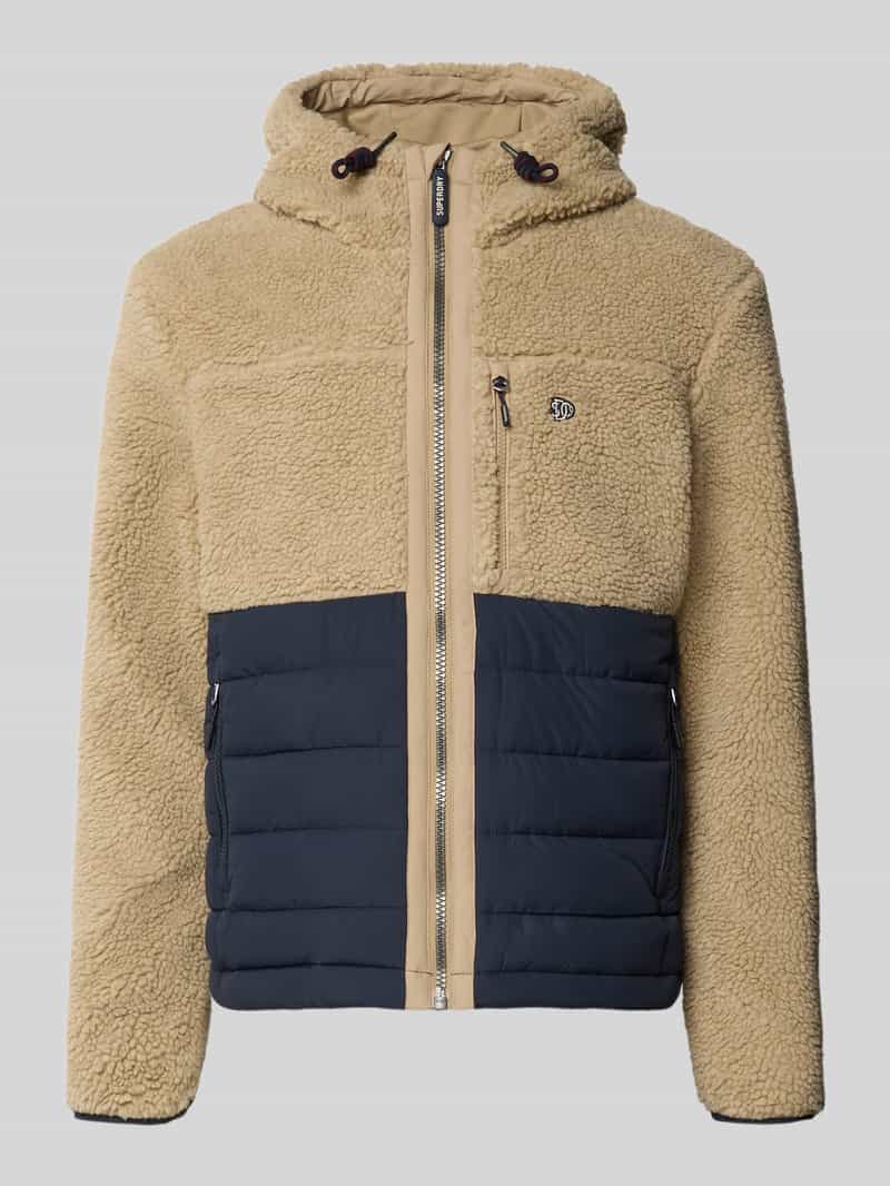Superdry Regular fit jack met teddybont model 'Borg'
