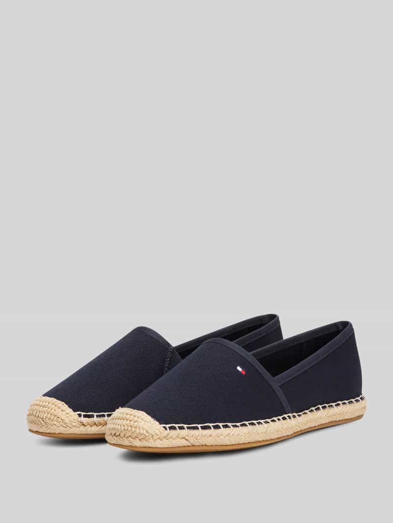 Espadrilles met logostitching