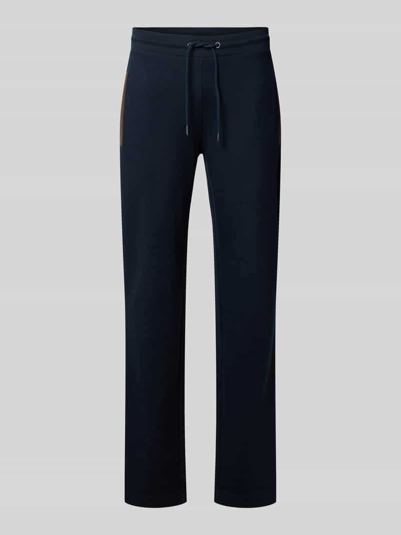 Bugatti Regular fit sweatpants met achterzak model 'Selanik'