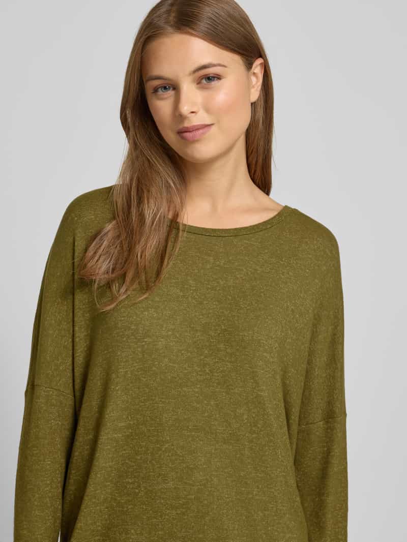 Soyaconcept Sweatshirt met geribde ronde hals model 'Biara'