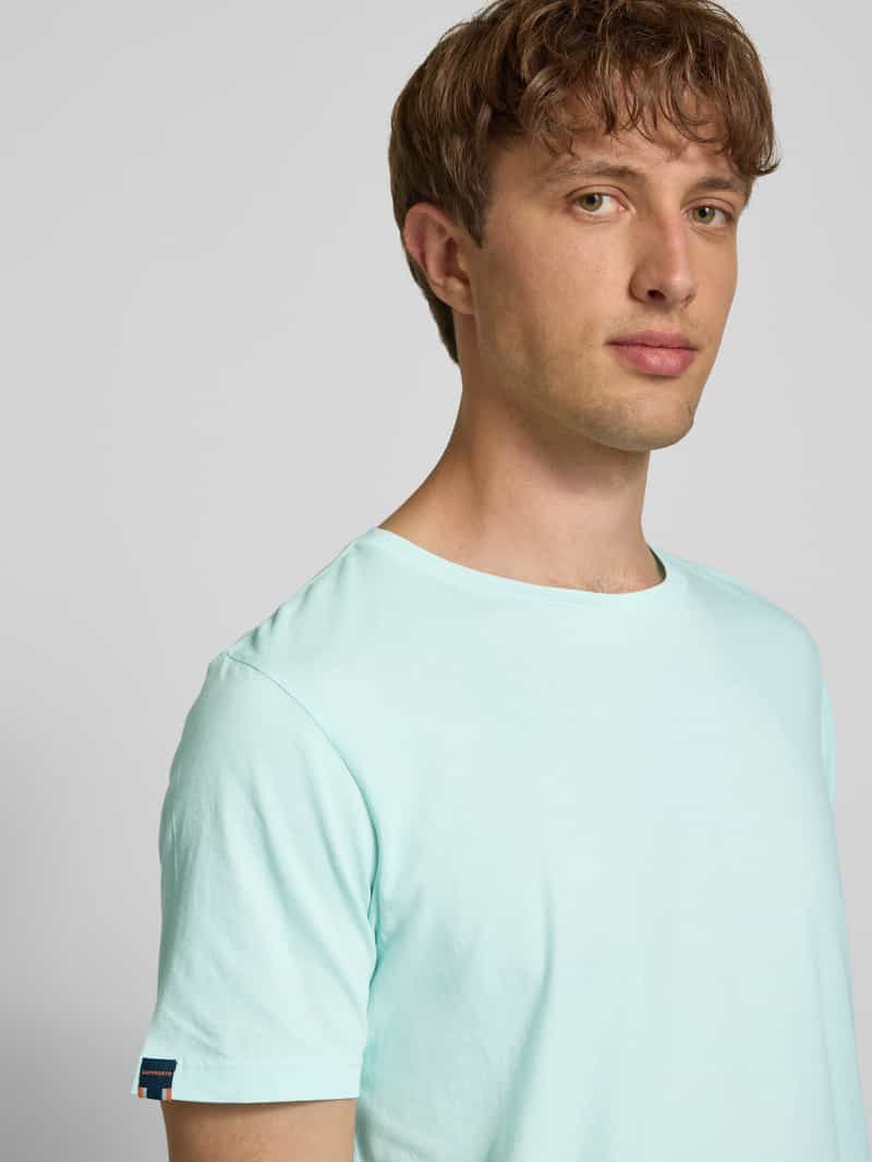 Superdry T-shirt met labeldetail