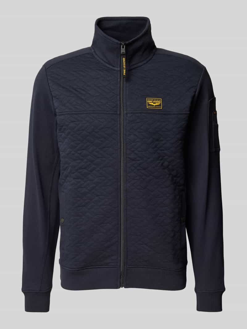PME Legend Sweatjack met doorgestikte naden