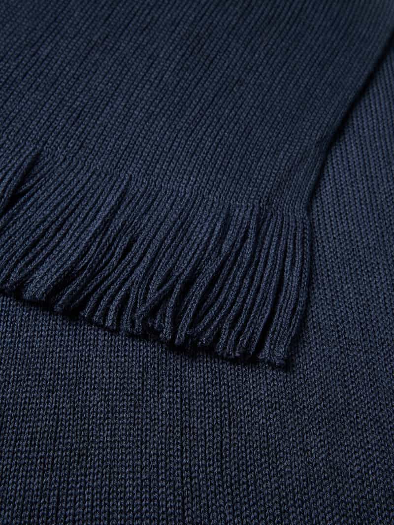 Christian Berg Men Sjaal van wolmix met franjes