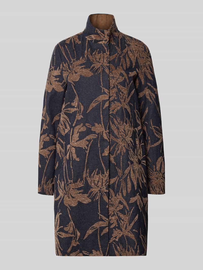 relaxed fit lange jas met viscose,