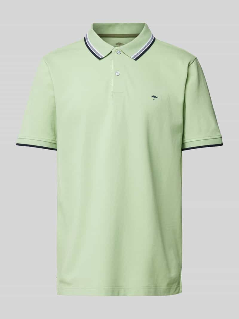 FYNCH-HATTON Regular fit poloshirt met contraststrepen