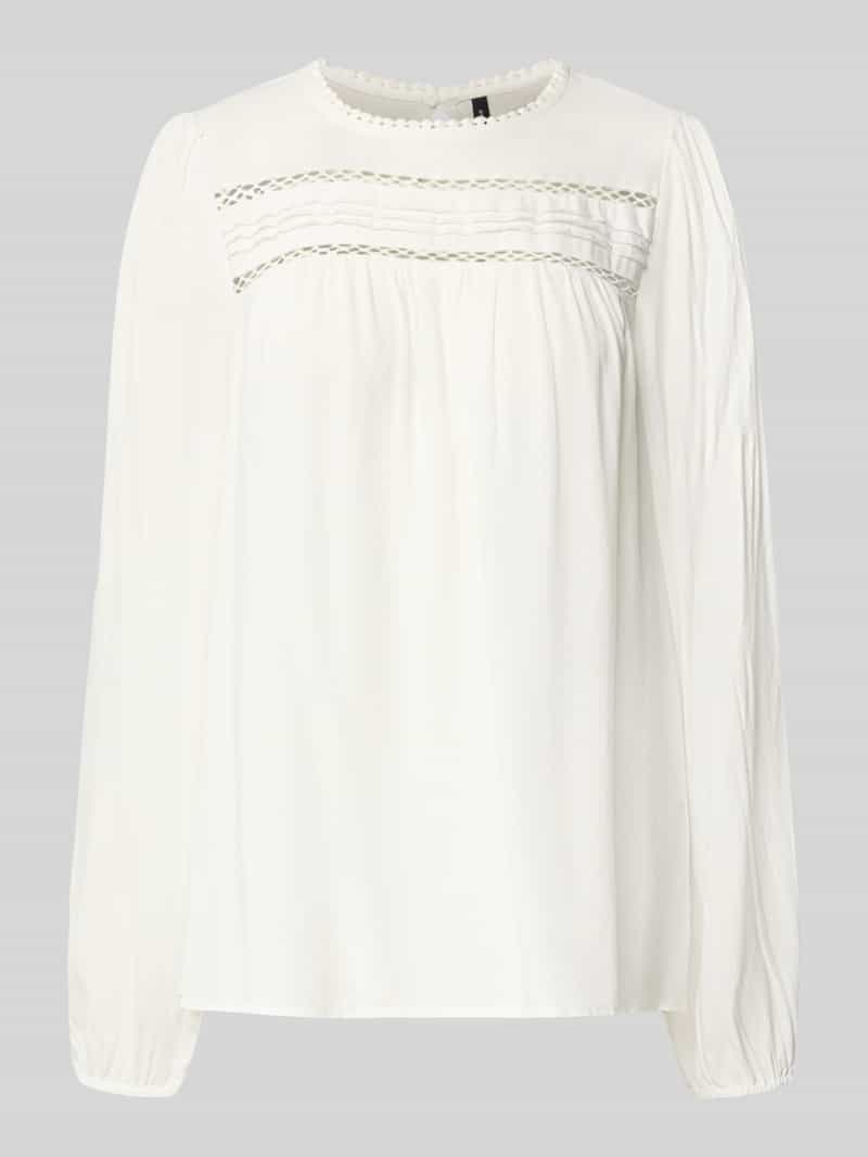 Vero Moda Regular fit blouse met lange mouwen van pure viscose model 'DEBBIE'