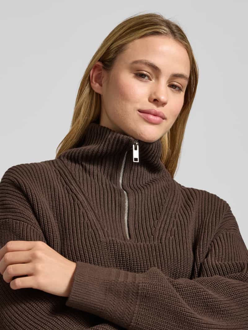 Jake*s Casual Gebreide pullover met schipperskraag