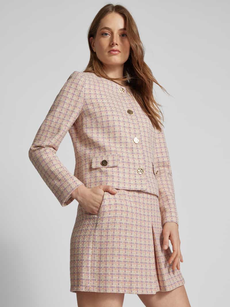 Christian Berg Woman Selection Blazer met structuurmotief