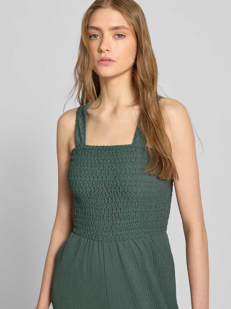 Only Regular fit jumpsuit met gesmokte romp model 'ELISE'