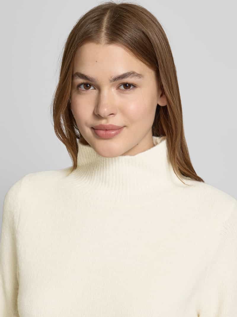 Jake*s Casual Regular fit gebreide pullover met opstaande kraag