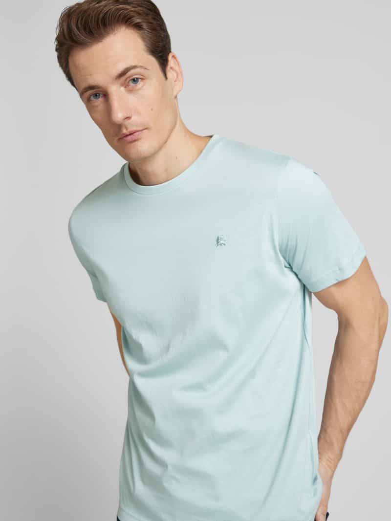Lerros T-shirt met labelstitching