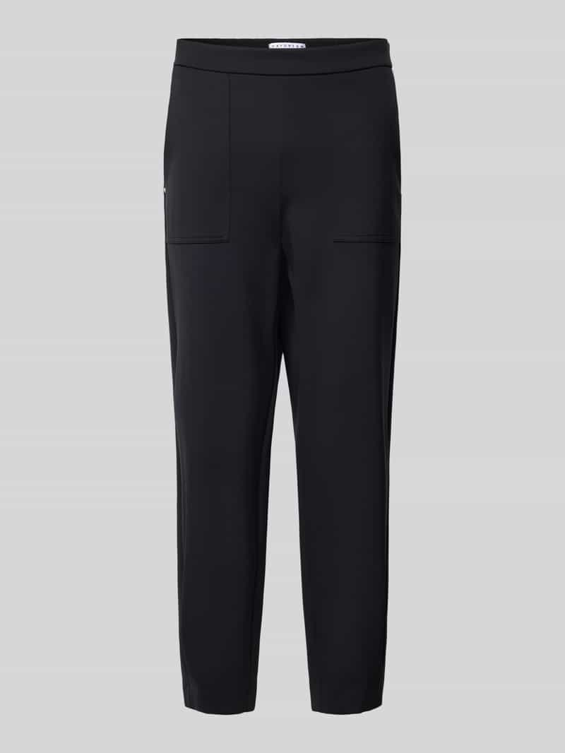 Daydream Slim fit stoffen broek met opgestikte steekzakken, model 'Twist'