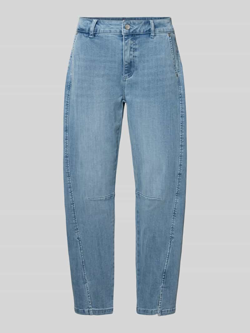 barrel fit jeans met steekzakken